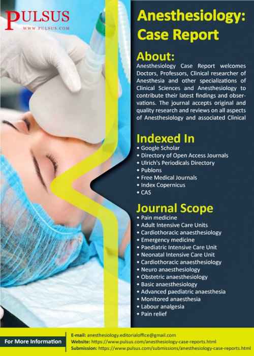 Anesthesiology: Case Report