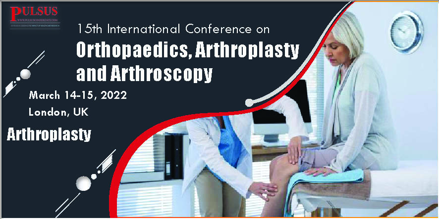 15th International Conference on Orthopaedics, Arthroplasty and Arthroscopy , London,UK
