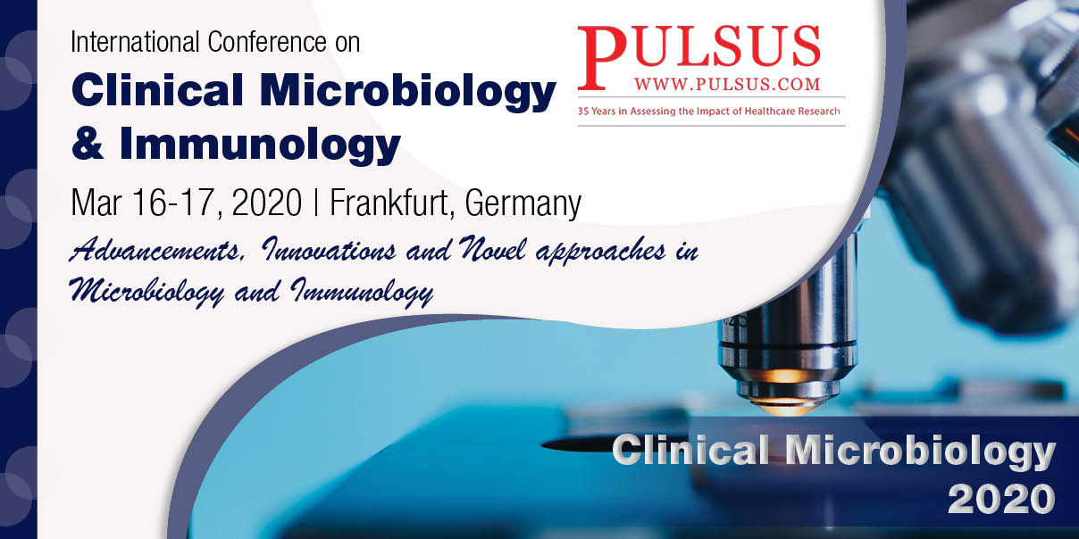  International Conference on Clinical Microbiology and Immunology,Frankfurt,Germany