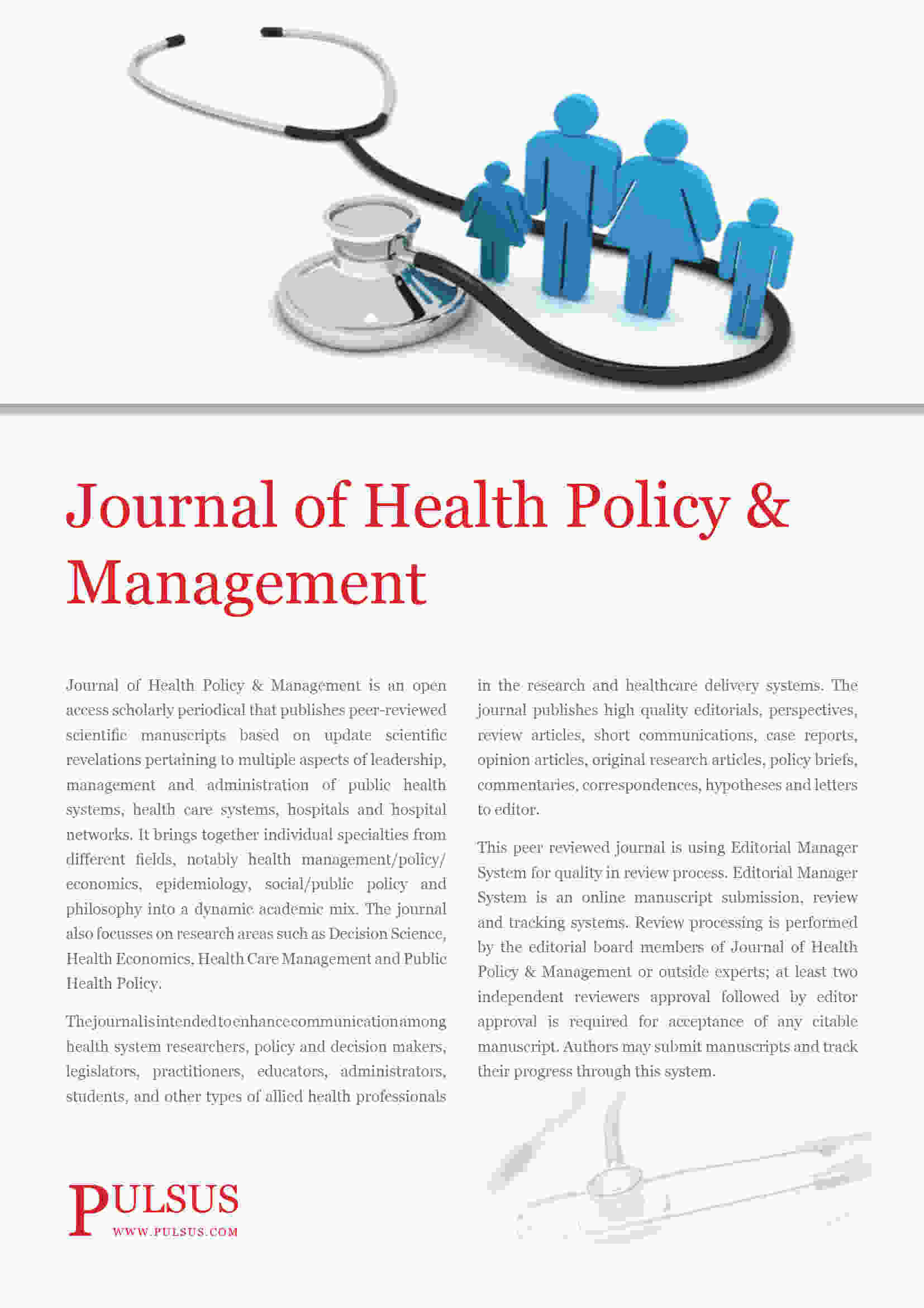 Journal of Health Policy & Management