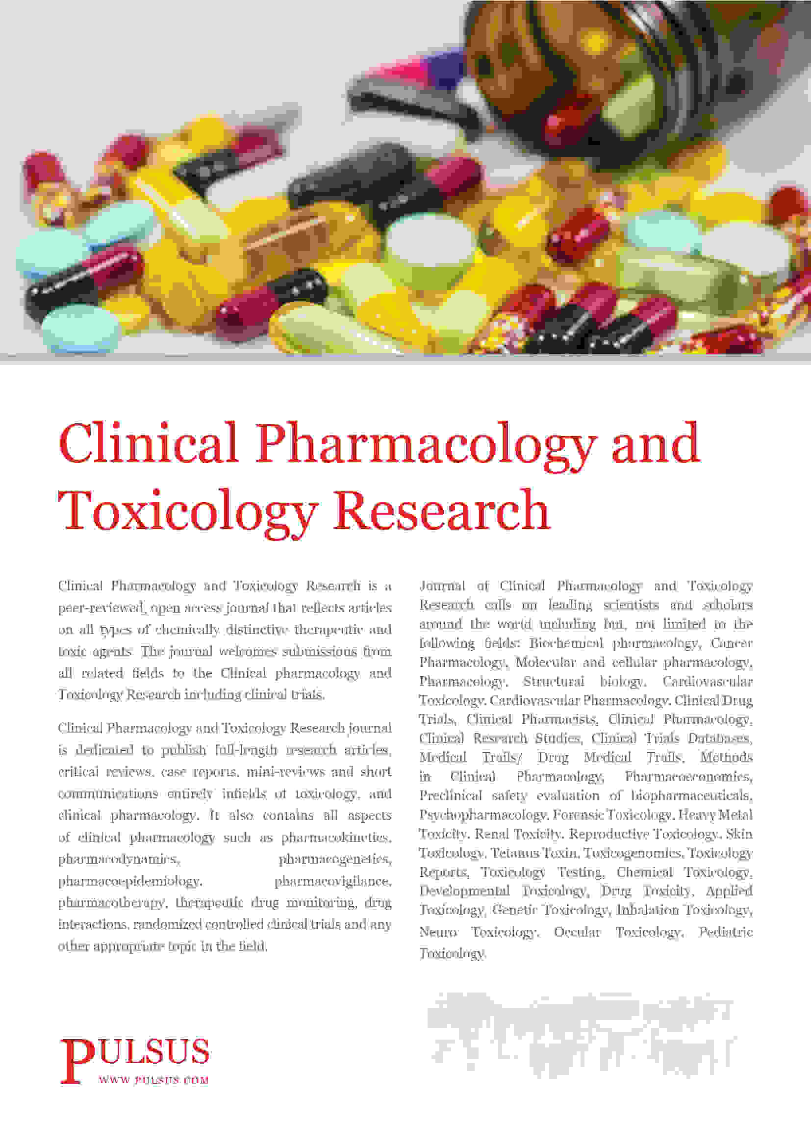 Clinical Pharmacology and Toxicology Research