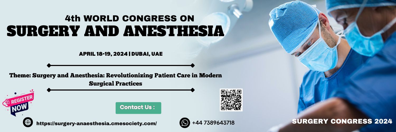 Surgery Conferences 2024 Anesthesia Conferences Wound Care