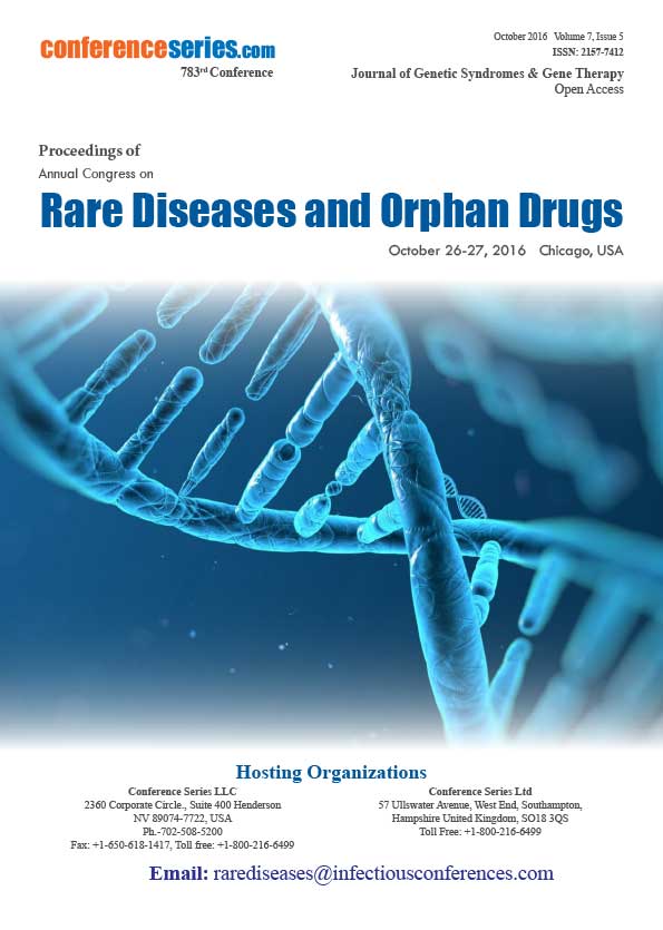  Proceedings of Rare diseases Congress 2016