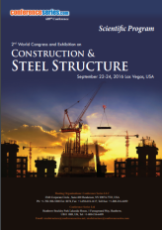 2nd World Congress and Exhibition on Construction & Steel Structure
