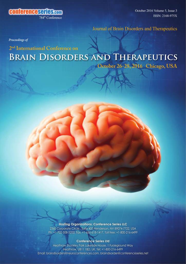 Brain Disorders 2016 Conference Proceedings