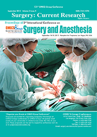 Surgery-Anesthesia 2013 Conference Proceedings