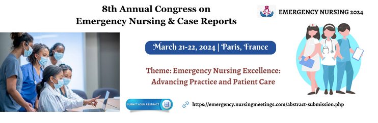 2024　Nursing　Emergency　Paris　2024　March　21-22,　France