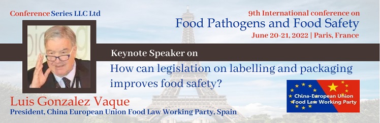 Food Conferences 2022 Speaker Dr. Prakash R Kondekar - Food pathogen and Safety 2022