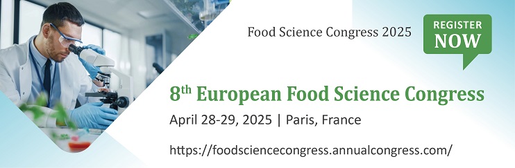 European Food Science Congress, Global food science conference, Food science experts 2025, Food innovation conference Paris, Food industry advancements, Global food science meeting 2025, Food safety and quality conference