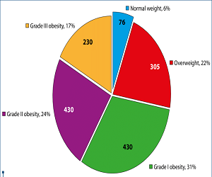 Obesity bar graph