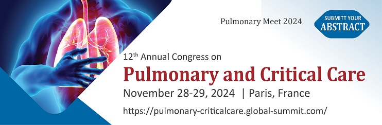 PulmonaryConferences ,  Pulmonary2024,Pulmonarywebinar, Pulmonary and Critical CareWebinar, Pulmonaryonline event, PulmonaryOnline Conferences, Pulmonary and Critical CareWebinars, PulmonologyWebinars, PulmonaryPodcast, Pulmonary and Critical Careonline events, Pulmonologyonline Conferences , PulmonologyConferences , Critical Care conference. 