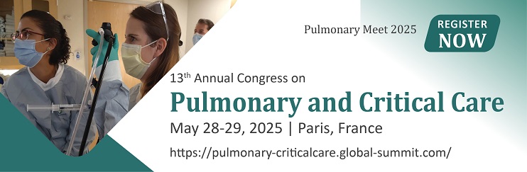 Pulmonary Conferences ,  Pulmonary2025,Pulmonarywebinar, Pulmonary and Critical Care Webinar, Pulmonary online event, Pulmonary Online Conferences, Pulmonary and Critical Care Webinars, Pulmonology Webinars, Pulmonary Podcast, Pulmonary and Critical Care online events, Pulmonology online Conferences , Pulmonology Conferences