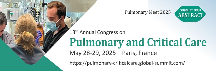 Pulmonary Conferences ,  Pulmonary2025,Pulmonarywebinar, Pulmonary and Critical Care Webinar, Pulmonary online event, Pulmonary Online Conferences, Pulmonary and Critical Care Webinars, Pulmonology Webinars, Pulmonary Podcast, Pulmonary and Critical Care online events, Pulmonology online Conferences , Pulmonology Conferences