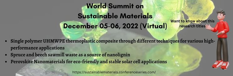 Sustainable materials 2022 - Sustainable Materials 2022