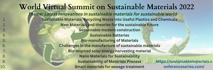 Sustainable materials 2022 - Sustainable Materials 2022