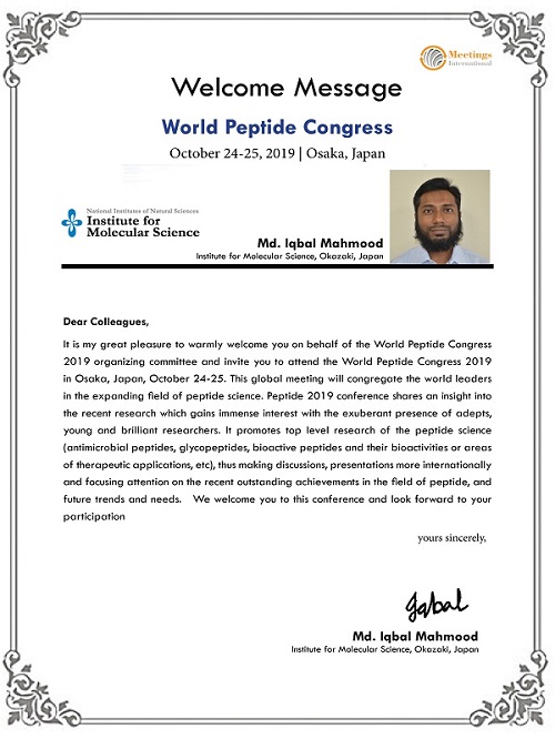suspendere Fryse opdragelse Peptide Conference | Upcoming Chemistry Conference
